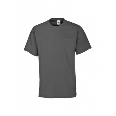 T-shirt unisexe gris foncé T.L